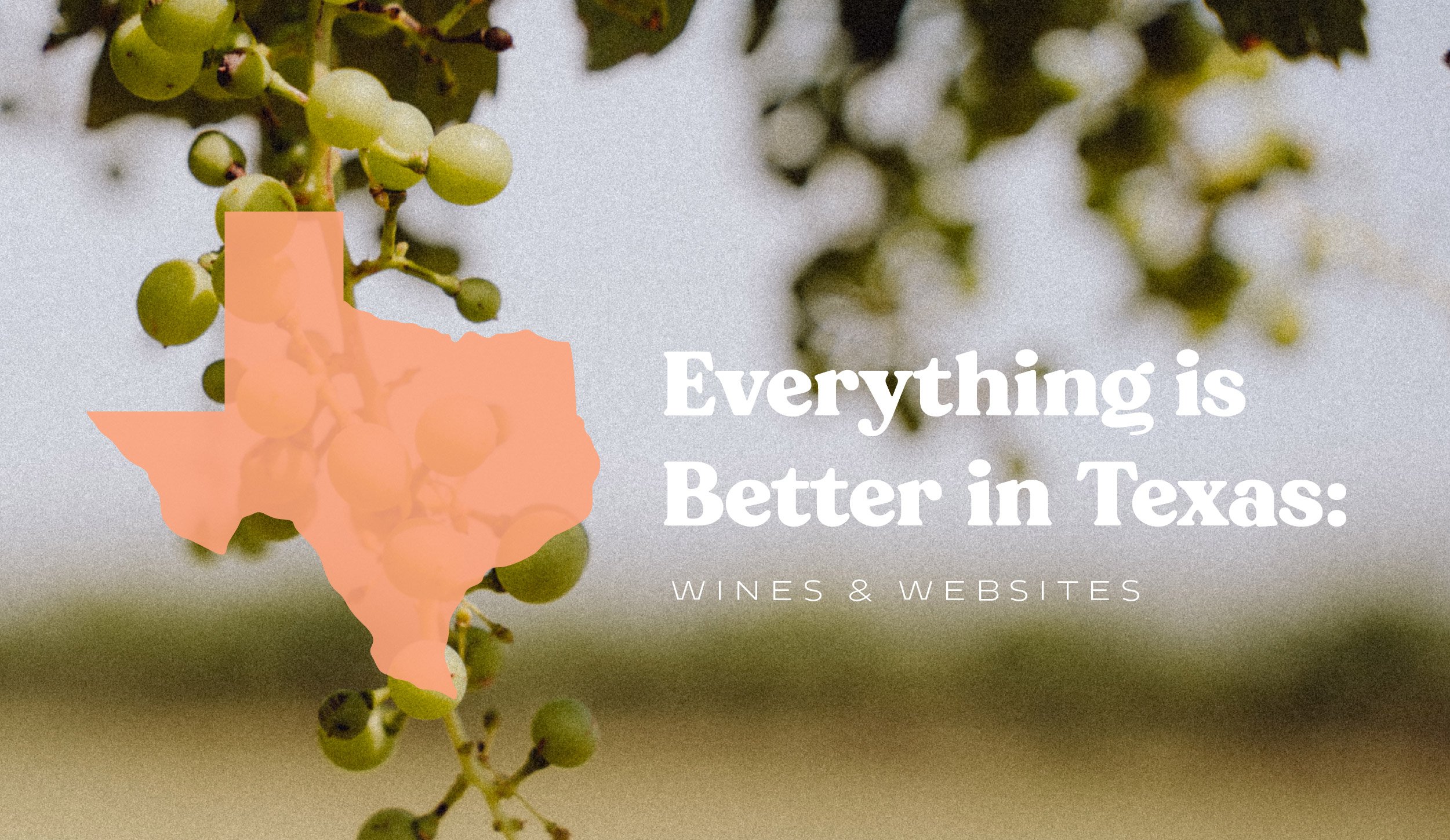 everything is better in texas: wine & websites