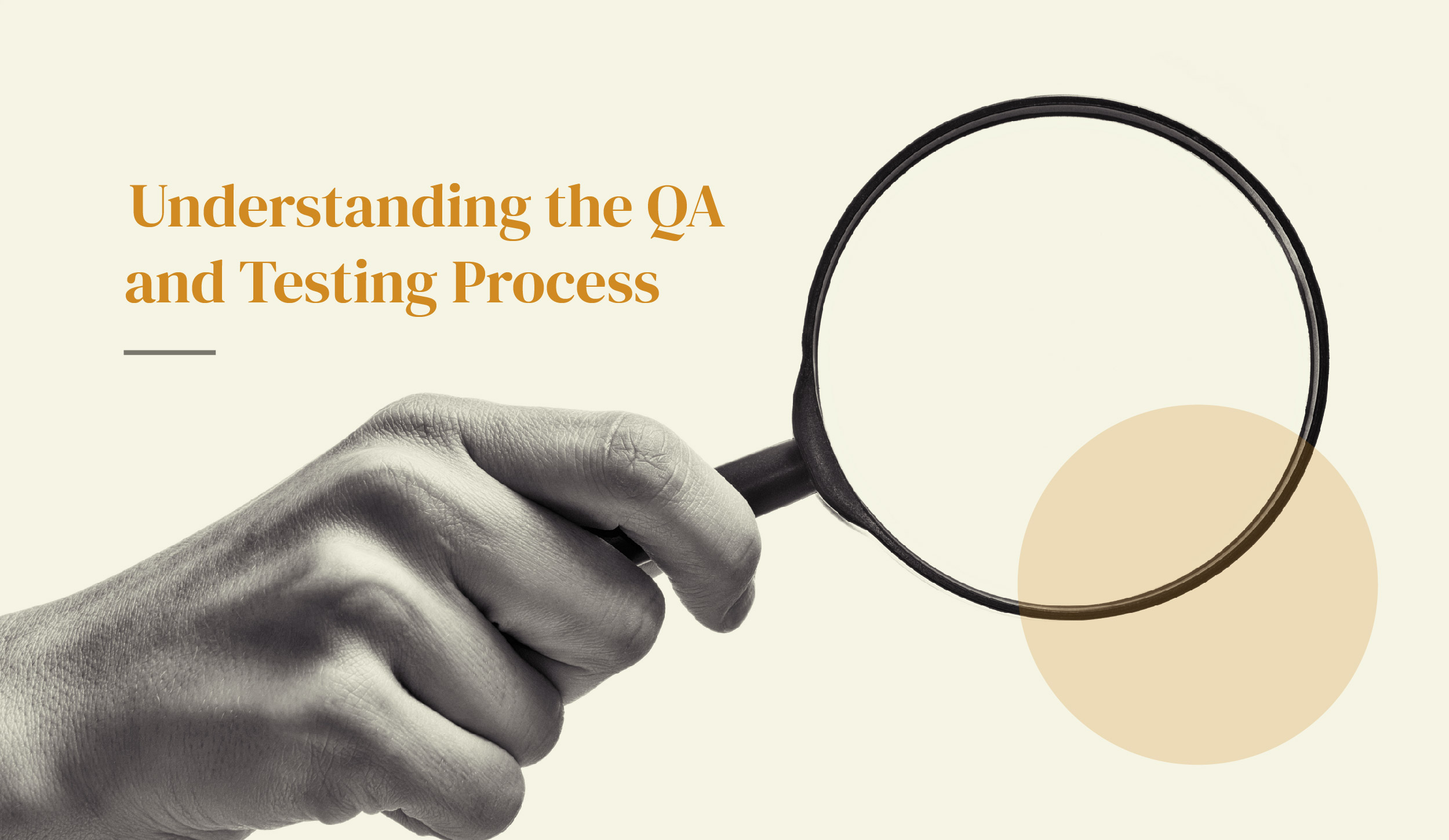 understand the qa process