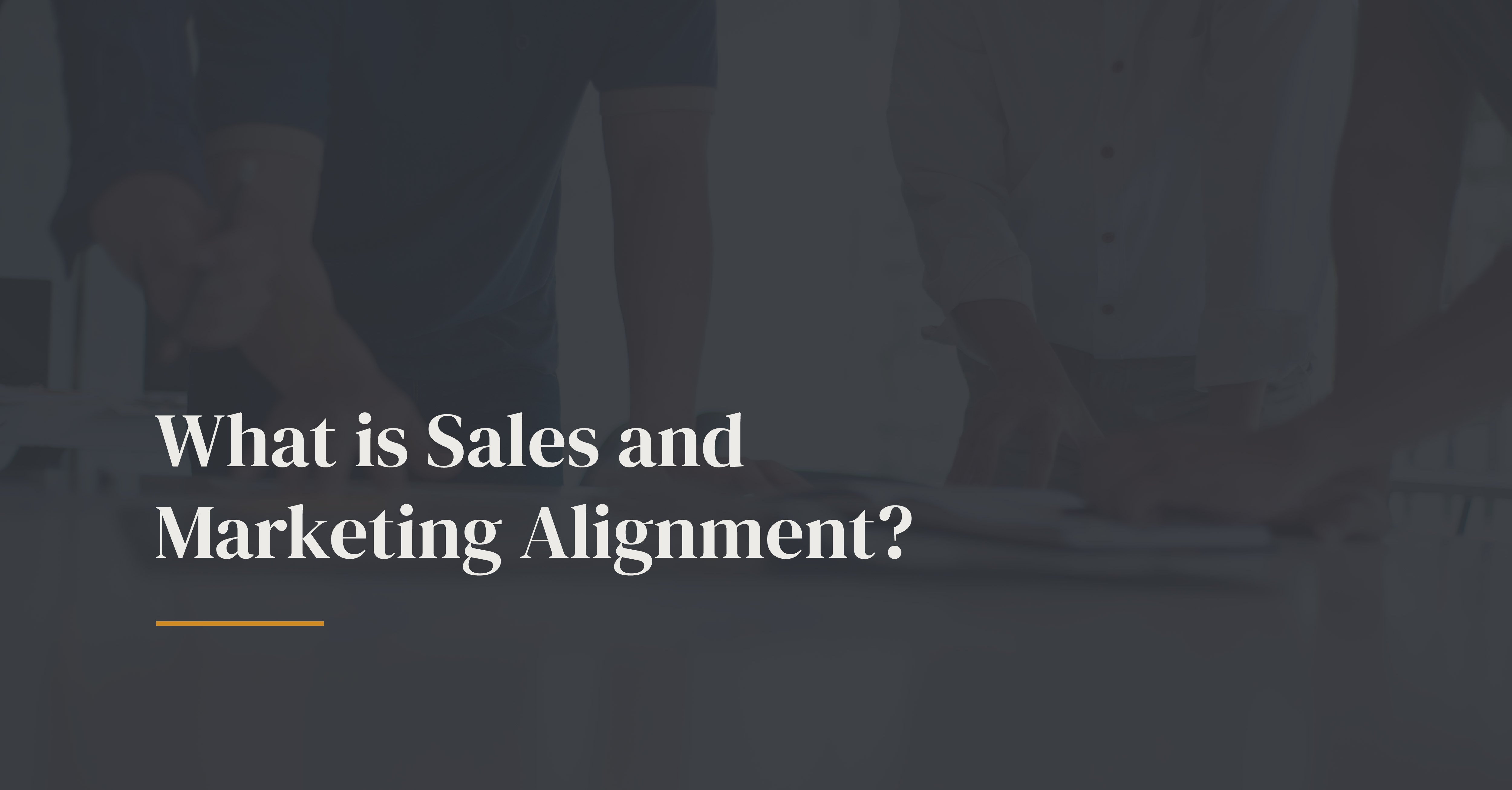 sales and marketing alignment 